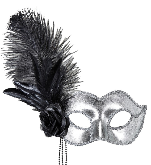 SREBRNA VENECIJANSKA MASKA 38870