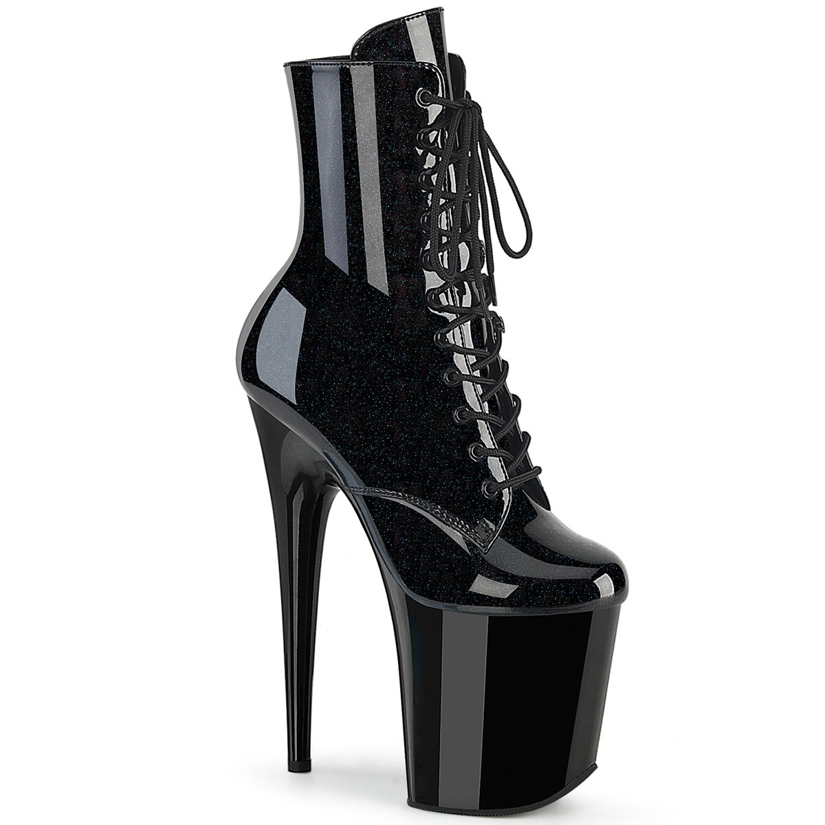FLAMINGO 1020 BLG Black Pat-Blue Glitter