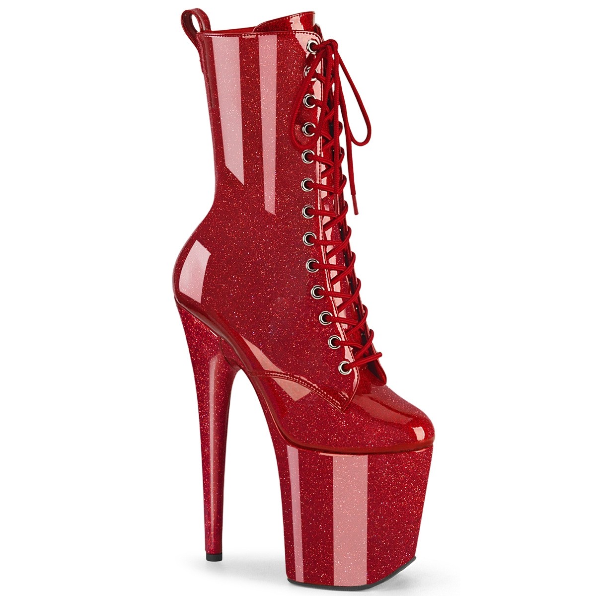 FLAMINGO-1040GP Ruby Red Glitter Pat/M