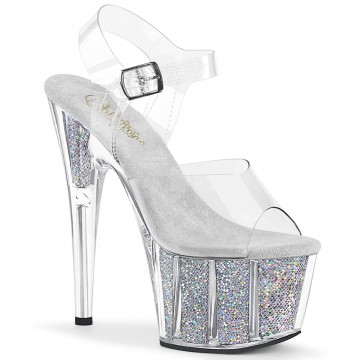 Adore 708G Clr/ Slv Glitter Inserts